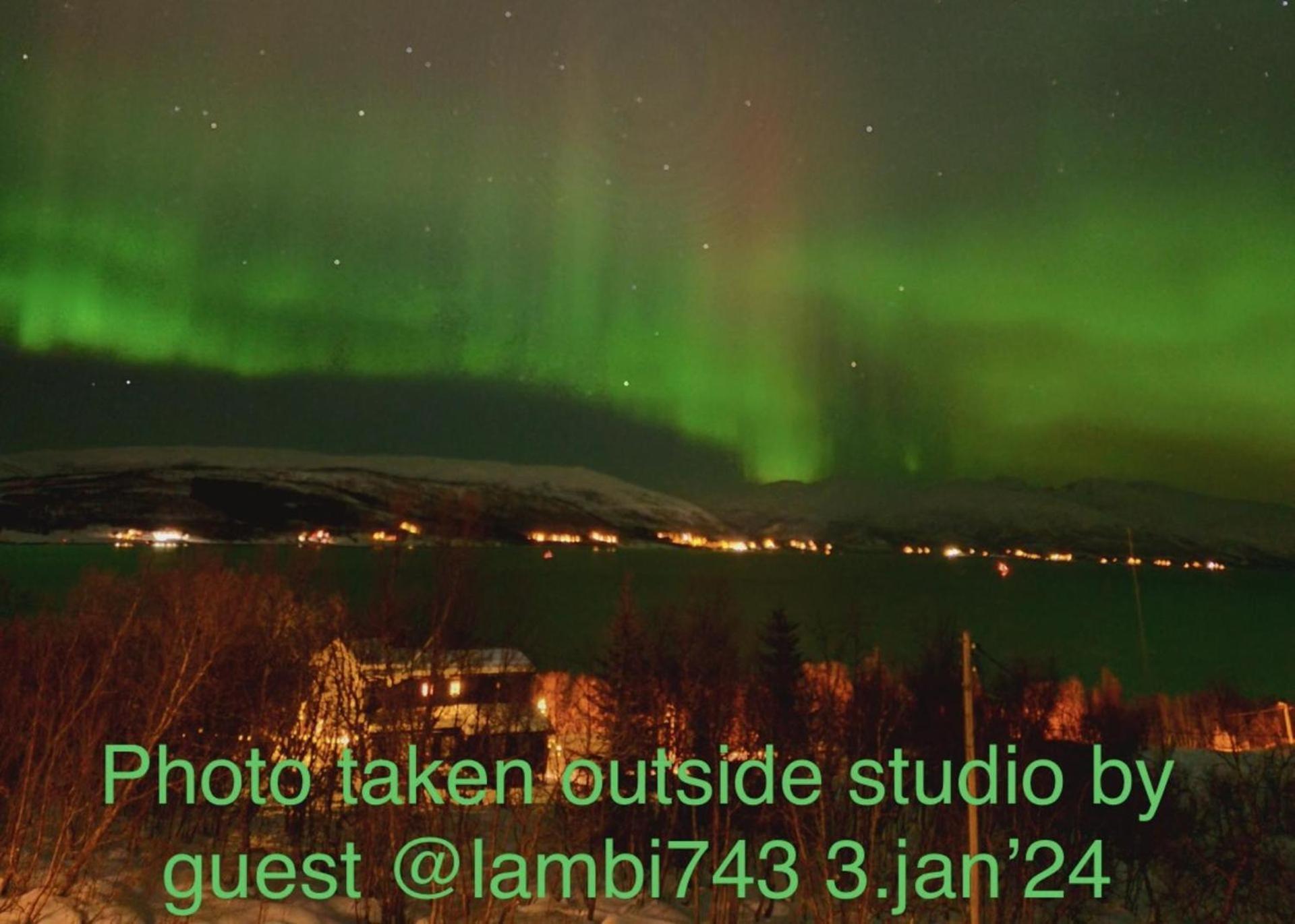New Studio Apartment In Tromso - Aurora Hotspot Bagian luar foto